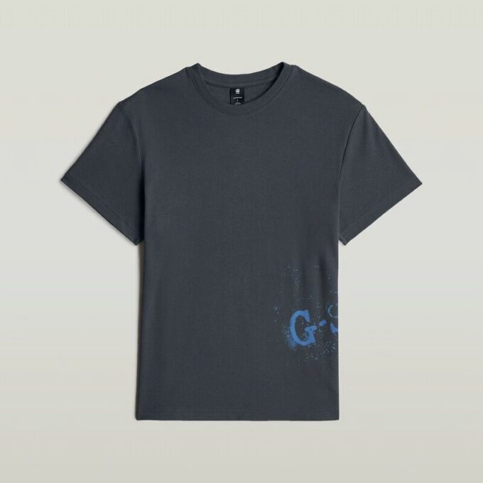 T-shirt med sprayad grafik T-shirt med sprayad grafik