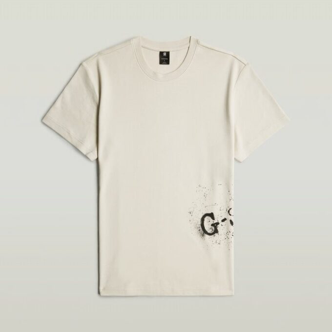 T-shirt med sprayad grafik T-shirt med sprayad grafik