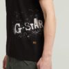 T-shirt med sprayad grafik T-shirt med sprayad grafik