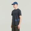 T-shirt med sprayad grafik T-shirt med sprayad grafik