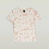 T-shirt med sprayade bokstäver T-shirt med sprayade bokstäver