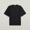 T-shirt med strukturerad logotyp på bröstet