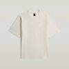 T-shirt med strukturerad logotyp på bröstet