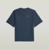 T-shirt med strukturerad logotyp på bröstet