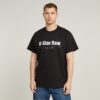 T-shirt med symboltryck och lös passform