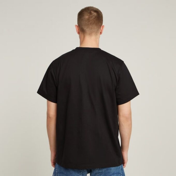 T-shirt med symboltryck och lös passform