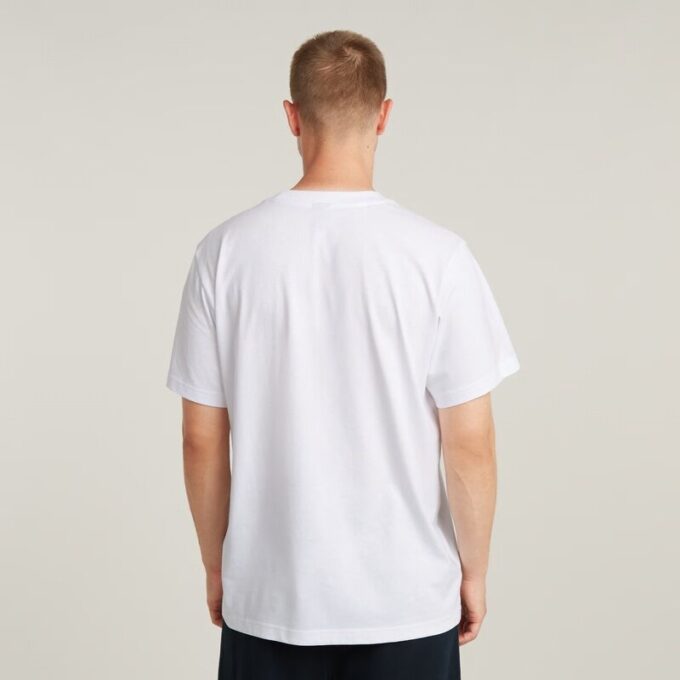 T-shirt med symboltryck och lös passform