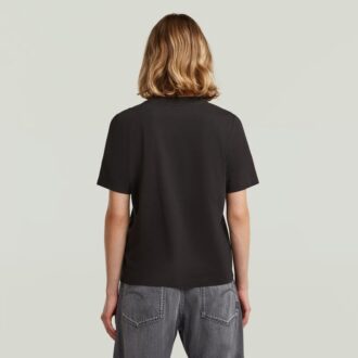 T-shirt med text och grafik