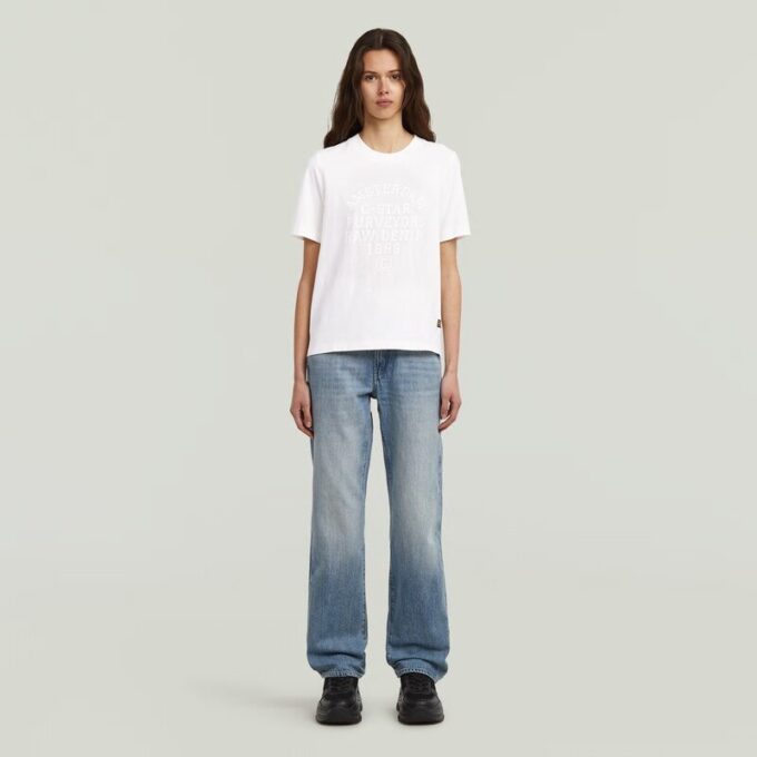 T-shirt med text och grafik T-shirt med text och grafik