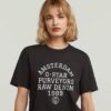 T-shirt med text och grafik T-shirt med text och grafik