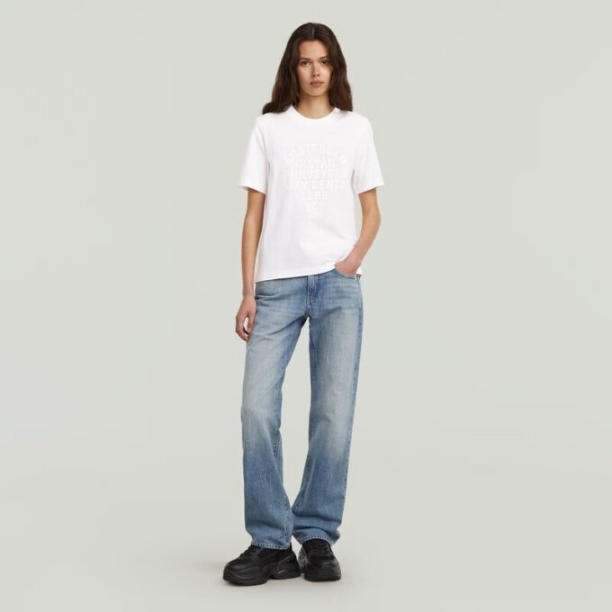 T-shirt med text och grafik T-shirt med text och grafik