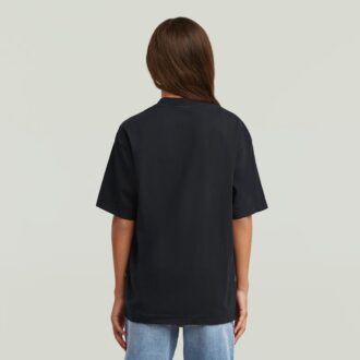 T-shirt med överdimensionerad passform för flickor T-shirt med överdimensionerad passform för flickor