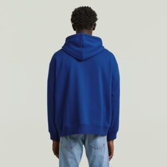 Text Splatters Avslappnad Hoodie
