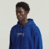Text Splatters Avslappnad Hoodie Text Splatters Avslappnad Hoodie