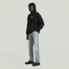 Text Splatters Avslappnad Hoodie Text Splatters Avslappnad Hoodie