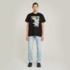 Trappor Grafisk Lös T-shirt