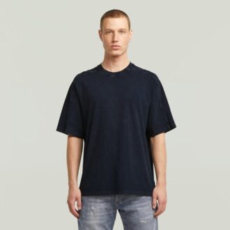 Tvättad boxig t-shirt