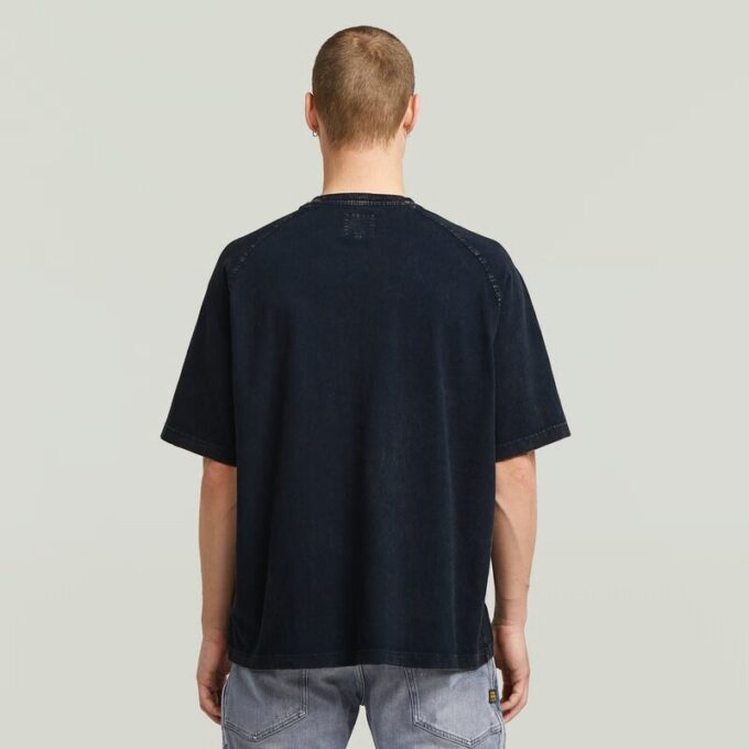 Tvättad boxig t-shirt Tvättad boxig t-shirt