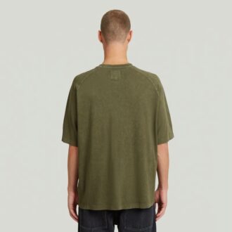 Tvättad boxig t-shirt
