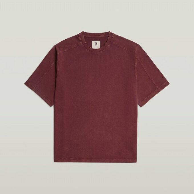 Tvättad boxig t-shirt Tvättad boxig t-shirt