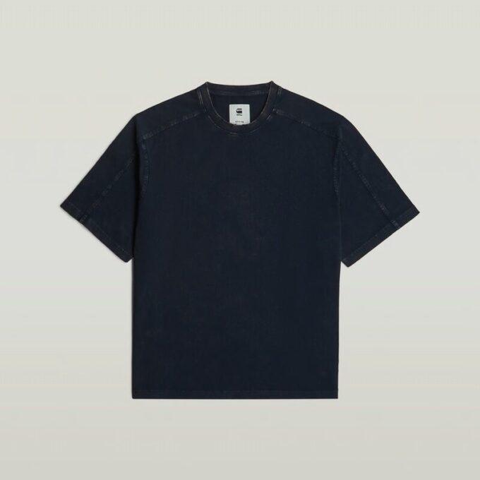 Tvättad boxig t-shirt Tvättad boxig t-shirt