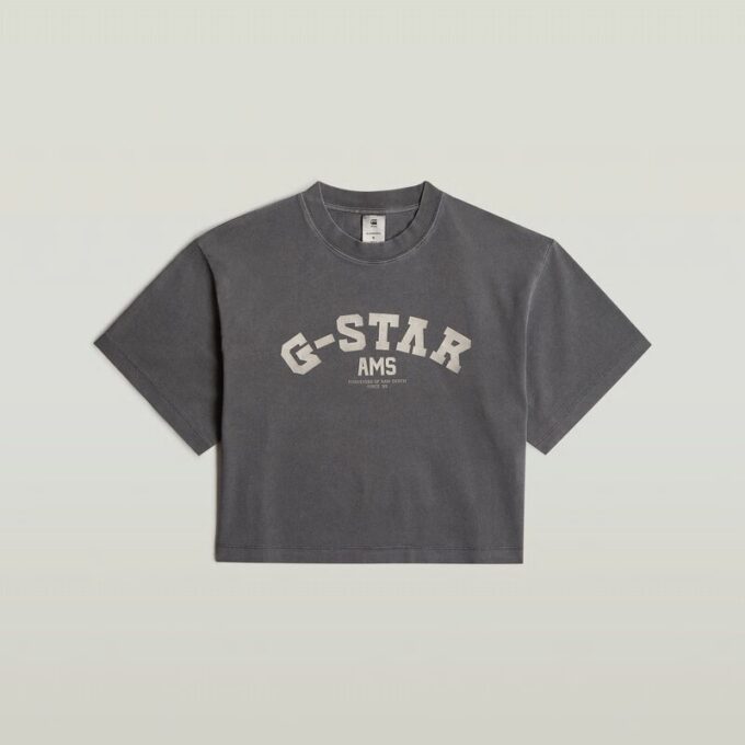 Tvättad boxig t-shirt Tvättad boxig t-shirt