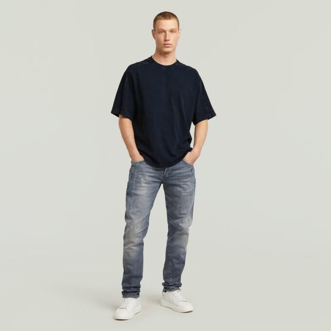 Tvättad boxig t-shirt Tvättad boxig t-shirt
