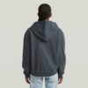 Tvättad Hoodie med Dragkedja och Avslappnad Tröja Tvättad Hoodie med Dragkedja och Avslappnad Tröja