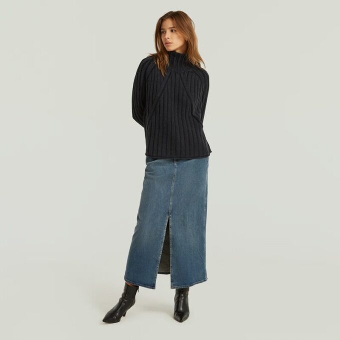Tvättad lös sköldpaddsstickning Tvättad lös sköldpaddsstickning