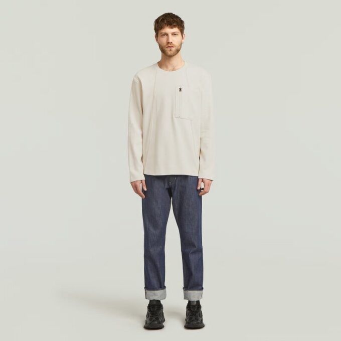 Tweeter A-linjeformad T-shirt med fickor Tweeter A-linjeformad T-shirt med fickor