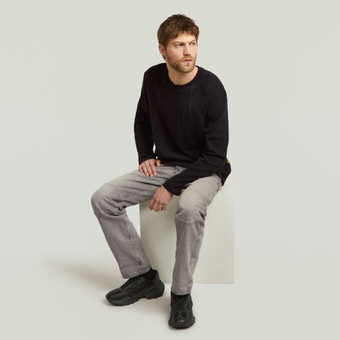 Tweeter A-linjeformad T-shirt med fickor Tweeter A-linjeformad T-shirt med fickor