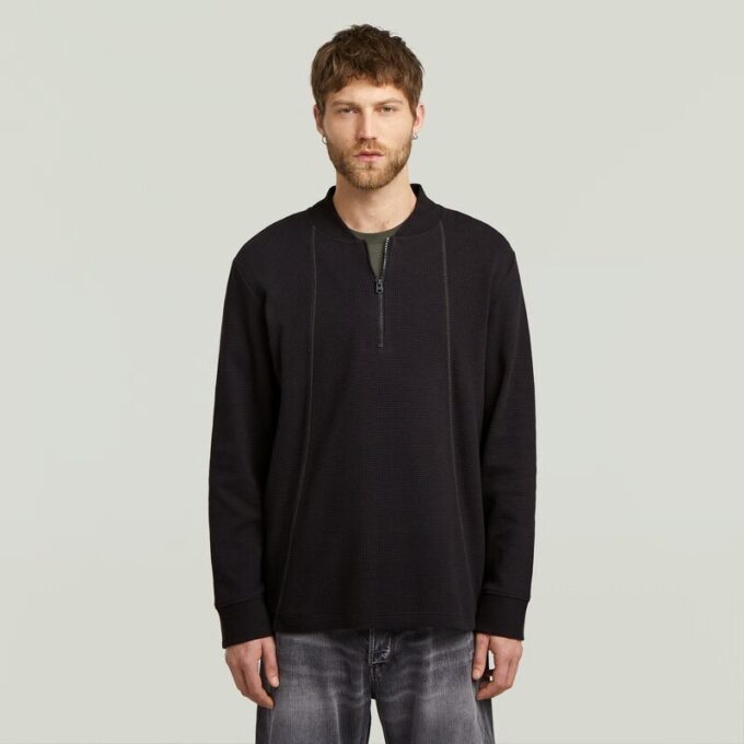 Tweeter A-linjeformad t-shirt med halv dragkedja Tweeter A-linjeformad t-shirt med halv dragkedja