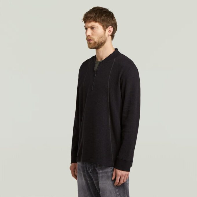 Tweeter A-linjeformad t-shirt med halv dragkedja Tweeter A-linjeformad t-shirt med halv dragkedja