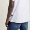 Unisex jeans-t-shirt med tecknad lös passform Unisex jeans-t-shirt med tecknad lös passform