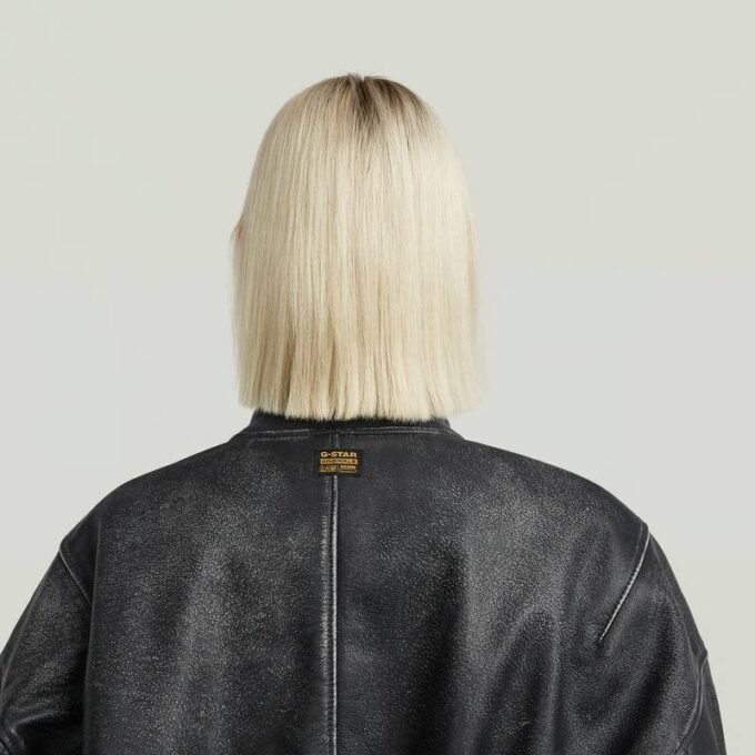 Unisex lädermakroballongbomber Unisex lädermakroballongbomber
