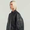 Unisex lädermakroballongbomber Unisex lädermakroballongbomber