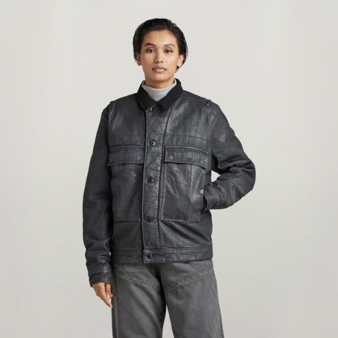 Unisex Utility Jacka med Flikfickor Unisex Utility Jacka med Flikfickor