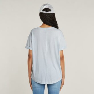 Upprullad Ärm Boyfriend Topp