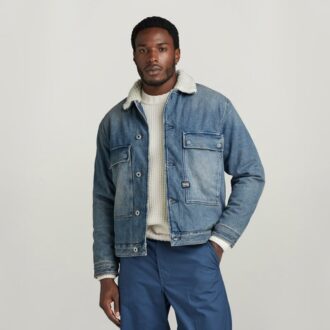 Utility Sherpajacka med Flikfickor
