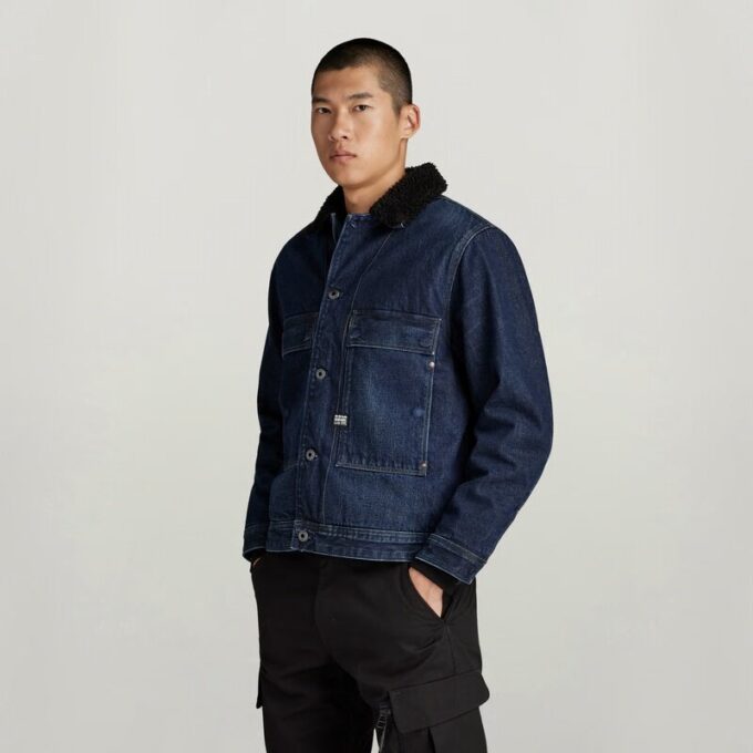 Utility Sherpajacka med Flikfickor Utility Sherpajacka med Flikfickor