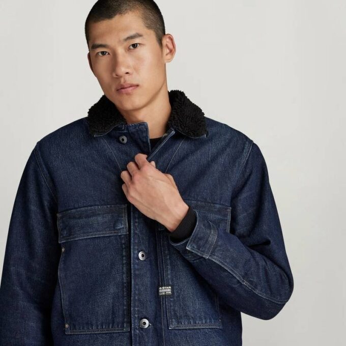 Utility Sherpajacka med Flikfickor Utility Sherpajacka med Flikfickor
