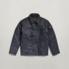 Vadderad denimjacka med däck Vadderad denimjacka med däck
