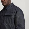 Vadderad denimjacka med däck Vadderad denimjacka med däck