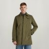 Vadderad trenchcoat med verktygsmaterial Vadderad trenchcoat med verktygsmaterial