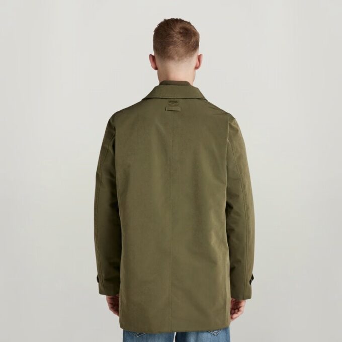 Vadderad trenchcoat med verktygsmaterial Vadderad trenchcoat med verktygsmaterial