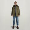 Vadderad trenchcoat med verktygsmaterial Vadderad trenchcoat med verktygsmaterial