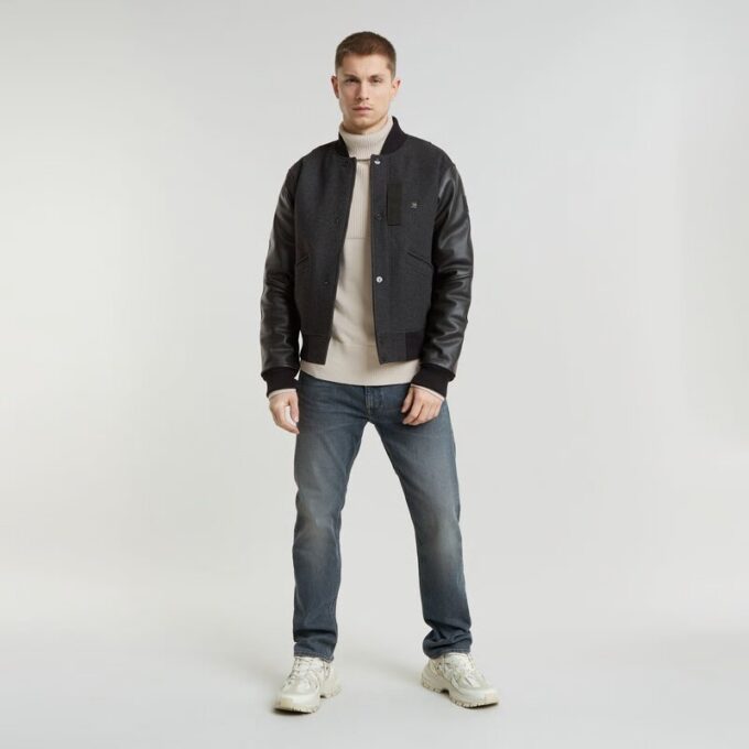 Varsity ullläderjacka Varsity ullläderjacka