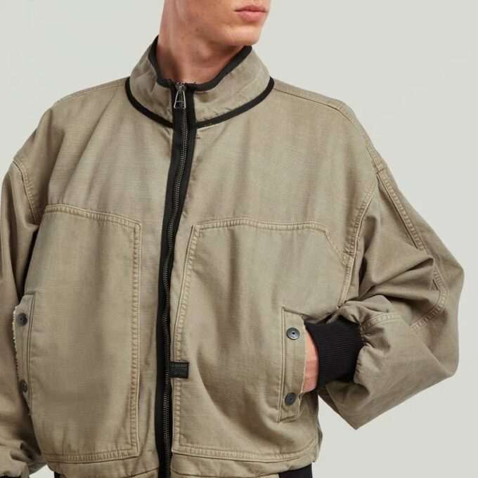 Överdimensionerad denimbomber Överdimensionerad denimbomber