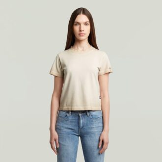 Överfärgad Micro Boxy Topp