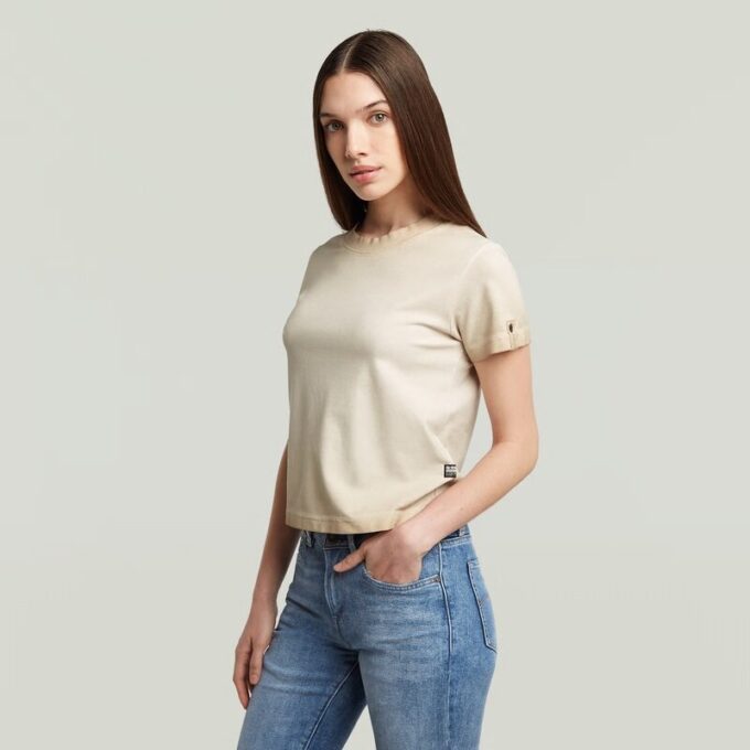 Överfärgad Micro Boxy Topp Överfärgad Micro Boxy Topp